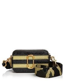 Marc Jacobs Snapshot Glitter Stripe Leather Camera Bag at Bloomingdales